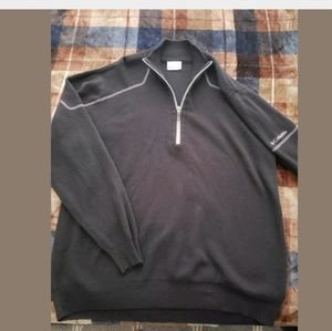 Black Columbia men's pullover